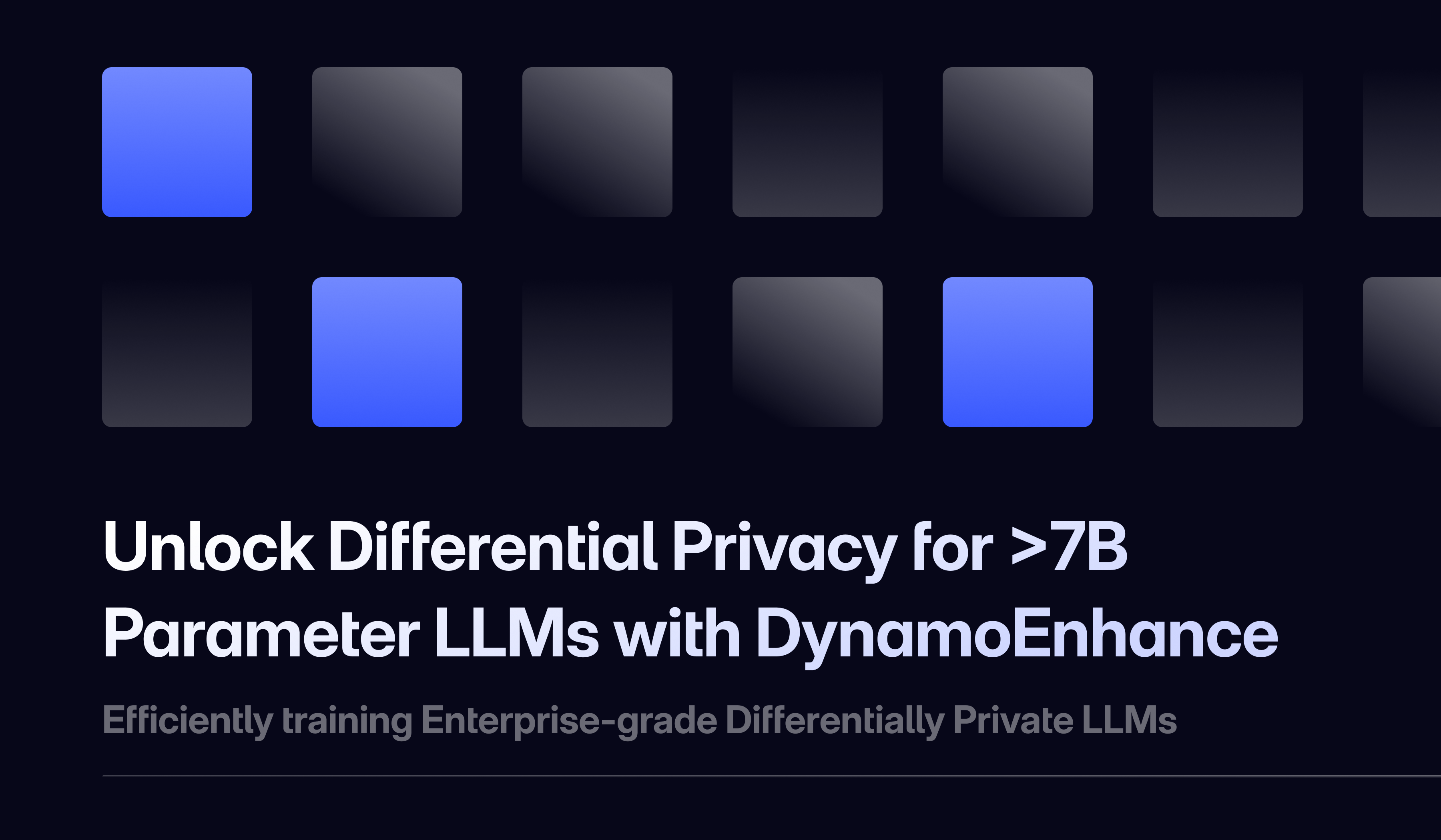 Unlock Differential Privacy for >7B Parameter LLMs with DynamoEnhance