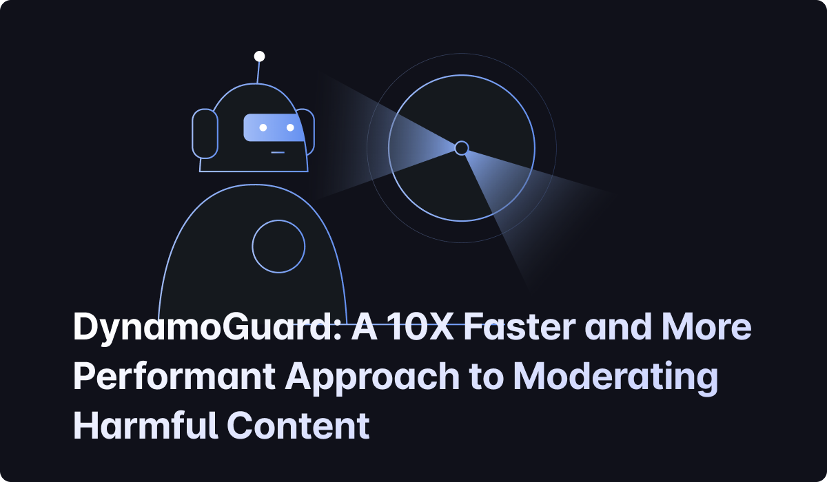 DynamoGuard: A 10X Faster and More Performant Approach to Moderating Harmful Content